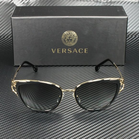 SALE! Versace Black 53mm Women\'s Sunglasses